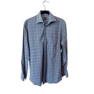 PETER MILLAR MENS LONG SLEEVE BUTTON DOWN DRESS SHIRT